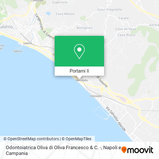 Mappa Odontoiatrica Oliva di Oliva Francesco & C. -