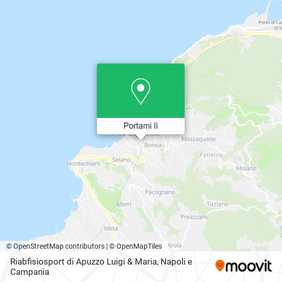 Mappa Riabfisiosport di Apuzzo Luigi & Maria