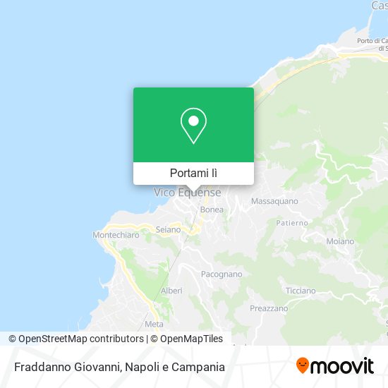 Mappa Fraddanno Giovanni