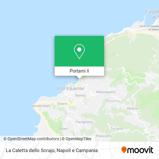 Mappa La Caletta dello Scrajo