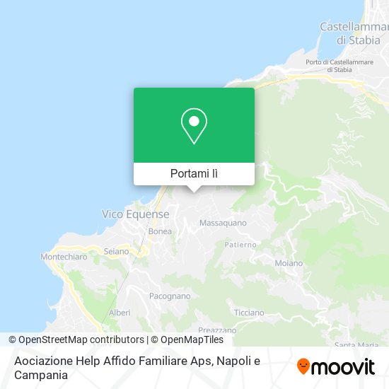 Mappa Aociazione Help Affido Familiare Aps