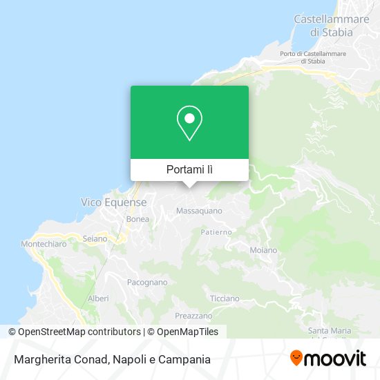 Mappa Margherita Conad