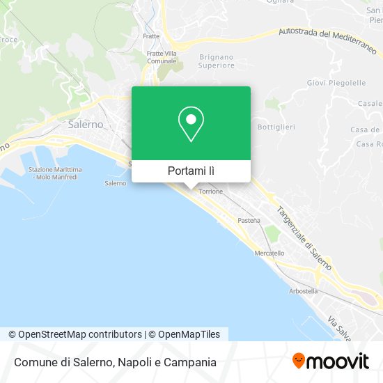 Mappa Comune di Salerno