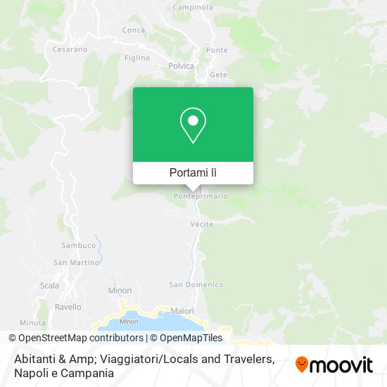 Mappa Abitanti & Amp; Viaggiatori / Locals and Travelers