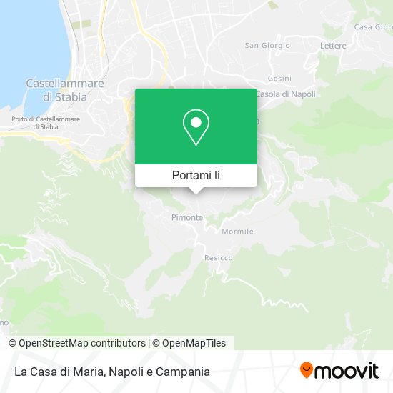 Mappa La Casa di Maria