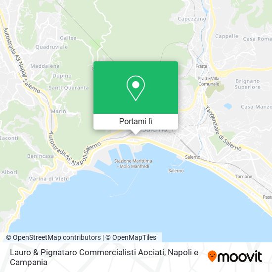 Mappa Lauro & Pignataro Commercialisti Aociati