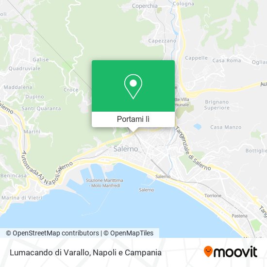 Mappa Lumacando di Varallo