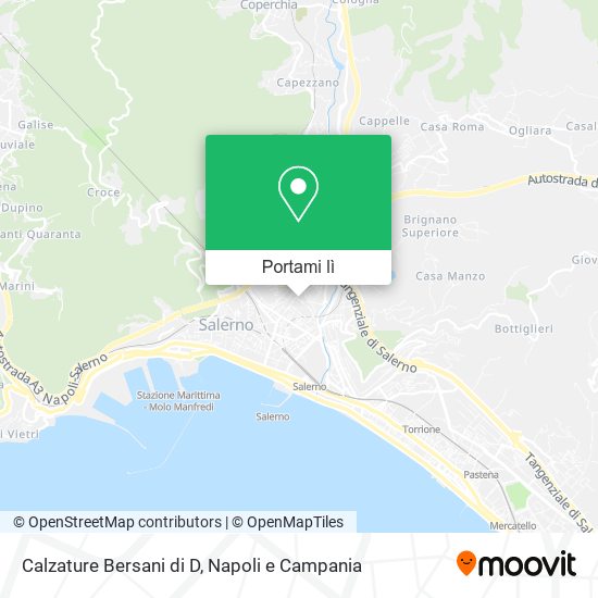 Mappa Calzature Bersani di D