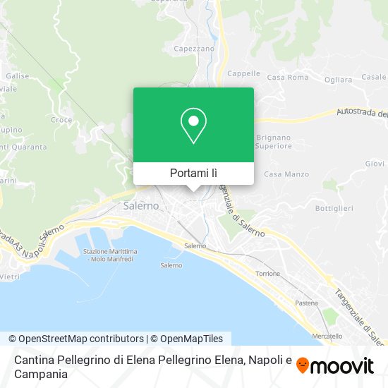 Mappa Cantina Pellegrino di Elena Pellegrino Elena