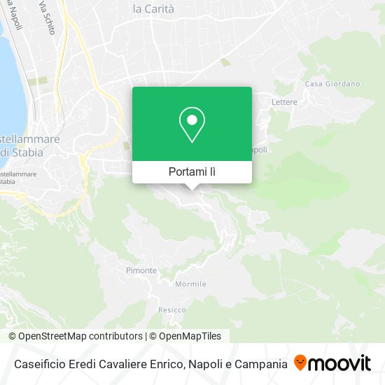 Mappa Caseificio Eredi Cavaliere Enrico