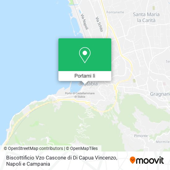 Mappa Biscottificio Vzo Cascone di Di Capua Vincenzo
