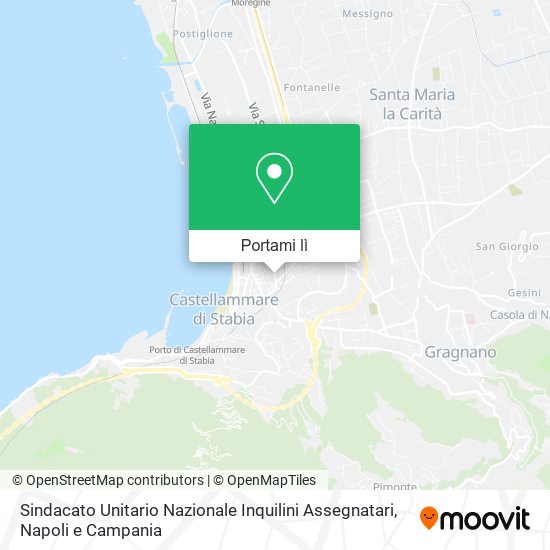 Mappa Sindacato Unitario Nazionale Inquilini Assegnatari
