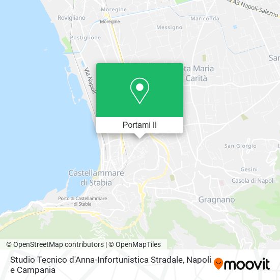 Mappa Studio Tecnico d'Anna-Infortunistica Stradale