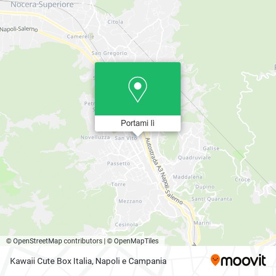 Mappa Kawaii Cute Box Italia