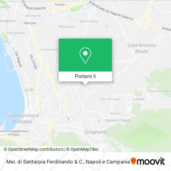 Mappa Mei. di Santarpia Ferdinando & C.