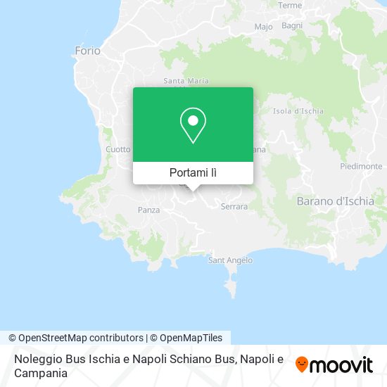 Mappa Noleggio Bus Ischia e Napoli Schiano Bus