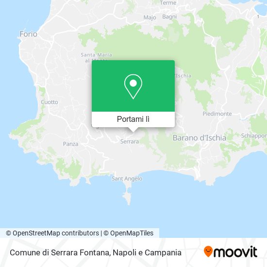 Mappa Comune di Serrara Fontana