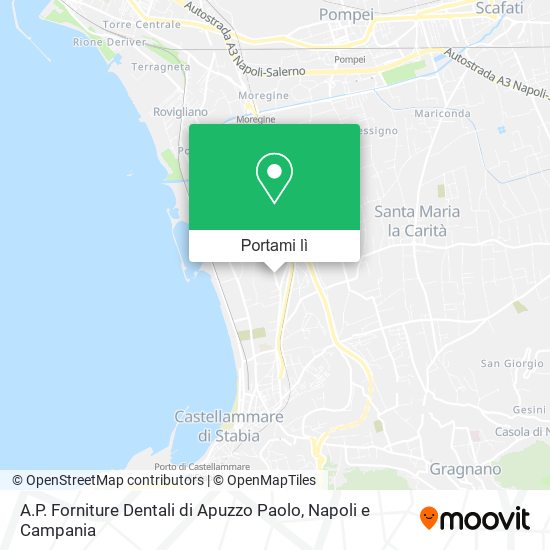 Mappa A.P. Forniture Dentali di Apuzzo Paolo