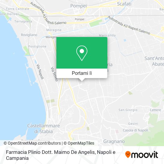 Mappa Farmacia Plinio Dott. Maimo De Angelis