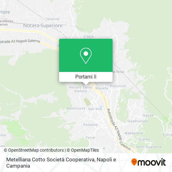 Mappa Metelliana Cotto Società Cooperativa