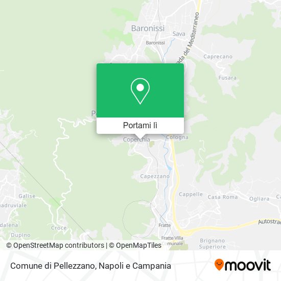 Mappa Comune di Pellezzano