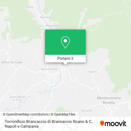 Mappa Torronificio Brancaccio di Brancaccio Roano & C.