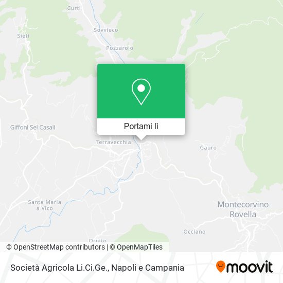 Mappa Società Agricola Li.Ci.Ge.