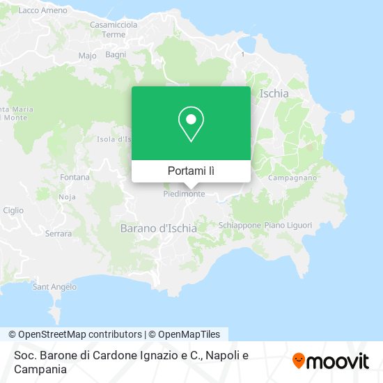 Mappa Soc. Barone di Cardone Ignazio e C.