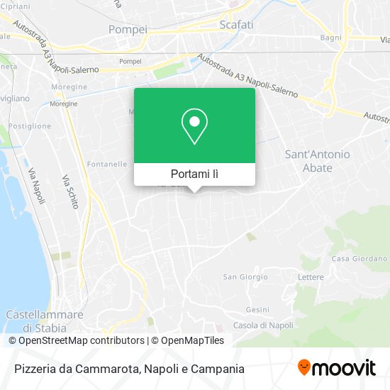 Mappa Pizzeria da Cammarota