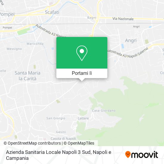 Mappa Azienda Sanitaria Locale Napoli 3 Sud