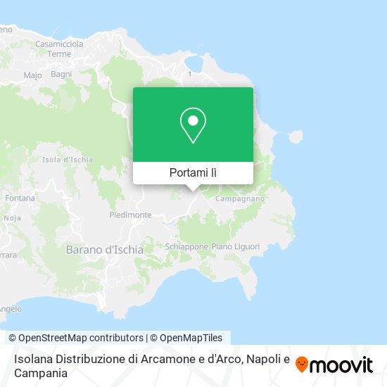 Mappa Isolana Distribuzione di Arcamone e d'Arco