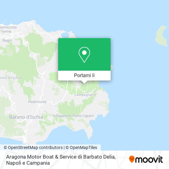 Mappa Aragona Motor Boat & Service di Barbato Delia