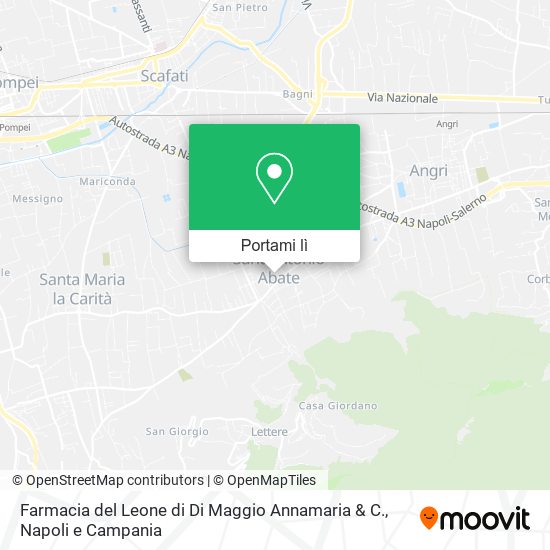 Mappa Farmacia del Leone di Di Maggio Annamaria & C.