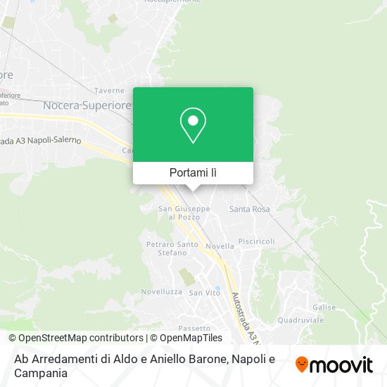 Mappa Ab Arredamenti di Aldo e Aniello Barone