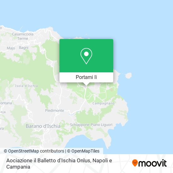 Mappa Aociazione il Balletto d'Ischia Onlus