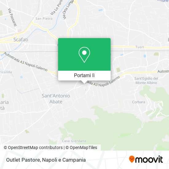 Mappa Outlet Pastore