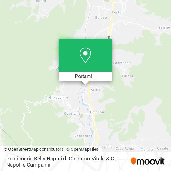Mappa Pasticceria Bella Napoli di Giacomo Vitale & C.