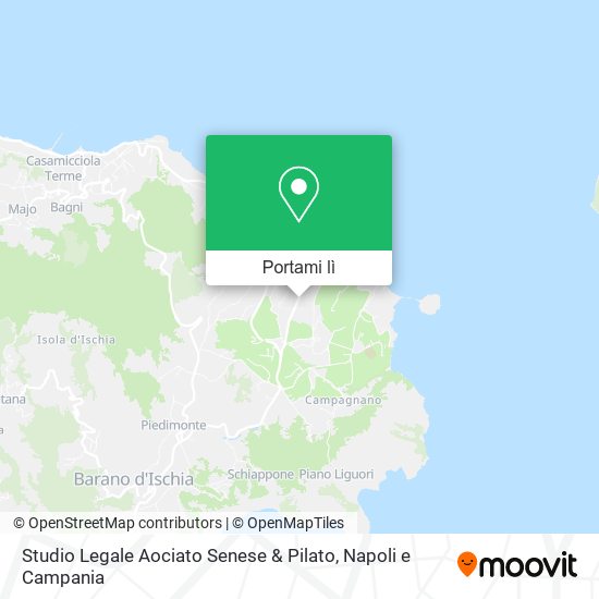 Mappa Studio Legale Aociato Senese & Pilato