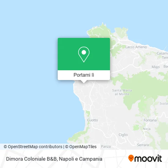 Mappa Dimora Coloniale B&B