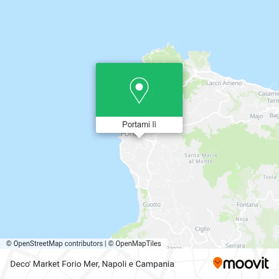 Mappa Deco' Market Forio Mer