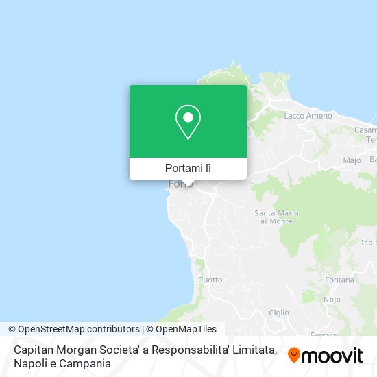 Mappa Capitan Morgan Societa' a Responsabilita' Limitata