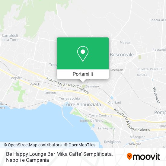 Mappa Be Happy Lounge Bar Mika Caffe' Semplificata