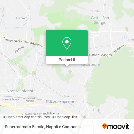 Mappa Supermercato Famila