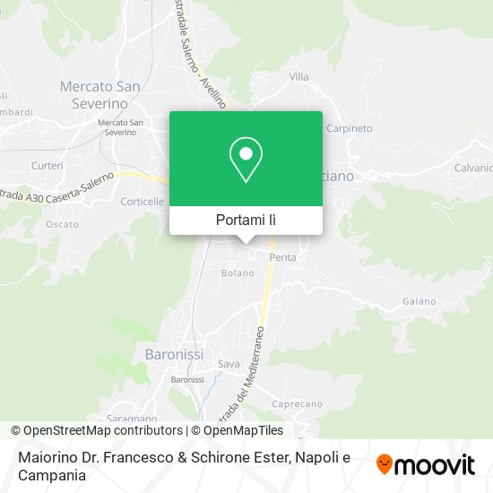 Mappa Maiorino Dr. Francesco & Schirone Ester