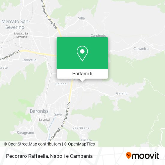 Mappa Pecoraro Raffaella