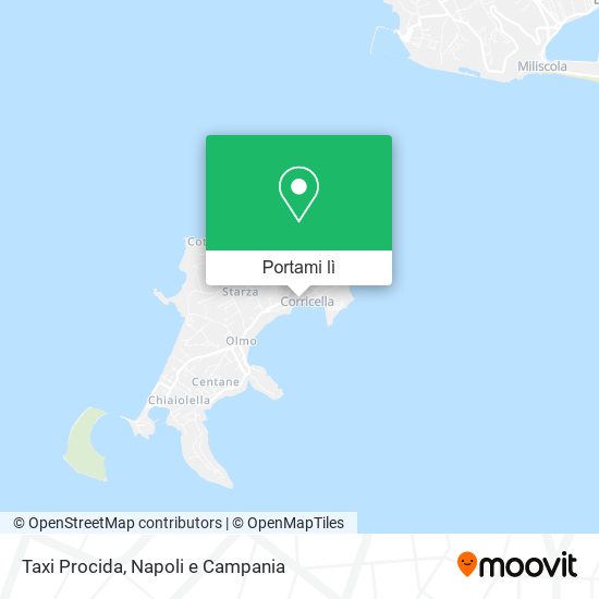 Mappa Taxi Procida