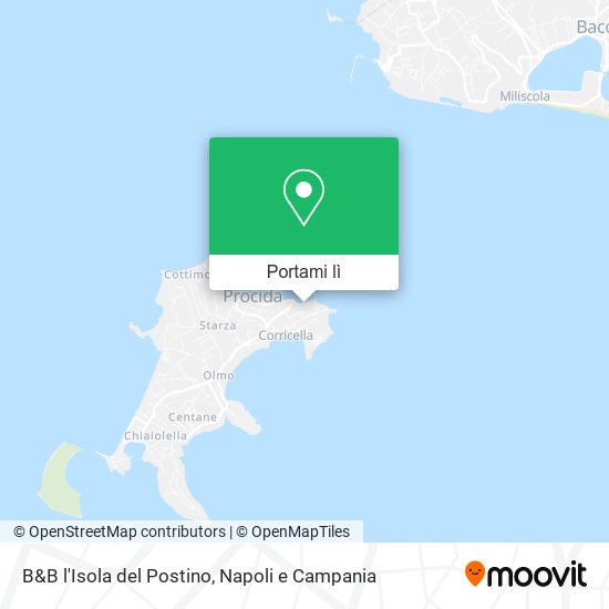 Mappa B&B l'Isola del Postino
