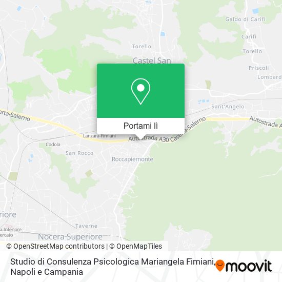 Mappa Studio di Consulenza Psicologica Mariangela Fimiani