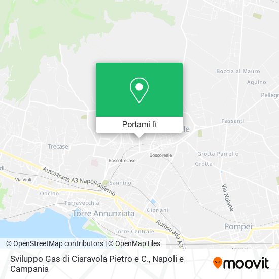 Mappa Sviluppo Gas di Ciaravola Pietro e C.