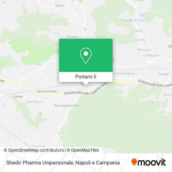 Mappa Shedir Pharma Unipersonale